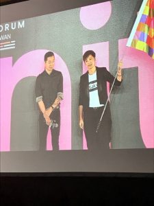 Freddy Lim and Denise Ho
