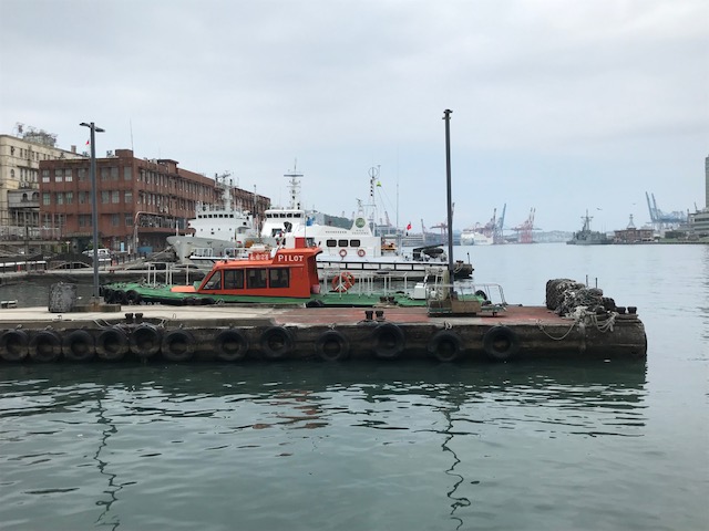 A pilot boat in the harbor
