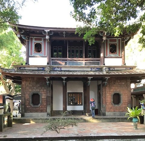 Two story traditional Chinese building