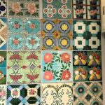 decorative tiles on a wall
